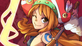 دانلود والپیپر نامی وان پیس رد Nami One Piece Red