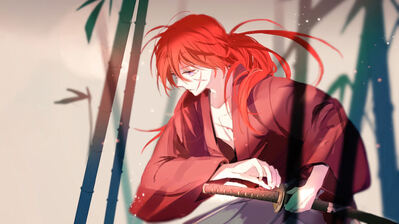 دانلود والپیپر کِنشین هیمورا از رورونی کنشین Rurouni Kenshin Kenshin Himura