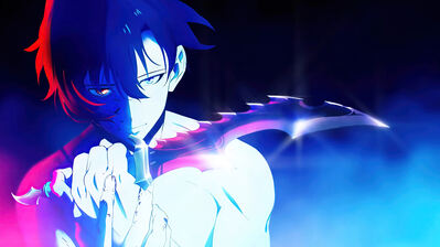 دانلود والپیپر سولولوولینگ سانگ جین‌وو خنجر Solo Leveling Anime Sung Jinwoo Dagger