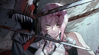 دانلود والپیپر ماکیما و دن‌جی از چینسا من Chainsaw Man Anime Makima Denji