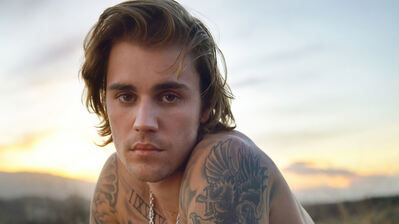 دانلود والپیپر جاستین بیبر تتو Justin Bieber Tattoo