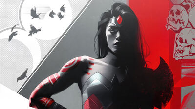 دانلود پوستر ابسولوت واندر وومن Absolute Wonder Woman Comics | واندر وومن مطلق یعنی حتی نسخه ایده‌آل‌ترش هم نمی‌تونه نجاتت بده؛ چون تو نمی‌خوای نجات پیدا کنی، می‌خوای تو درام غرق شی.