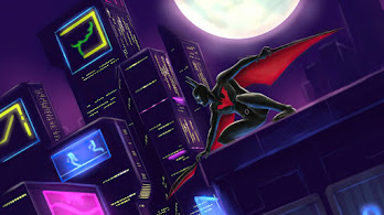 دانلود والپیپر بتمن بیاند شهر شبانه Batman Beyond Night City
