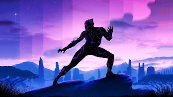 دانلود والپیپر پلنگ سیاه Black Panther Marvel Superhero