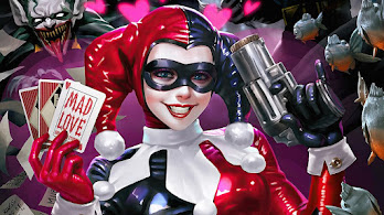 دانلود پوستر هارلی کویین با لباس کلاسیک DC Harley Quinn Smile Classic