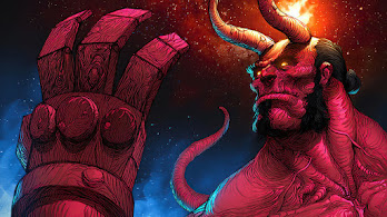 دانلود والپیپر هلبوی Hellboy Art | هل بوی شاخ‌دار رو گذاشتی که یادت بیاد زشتی ظاهری مهم نیست؛ اما خودت هنوز استوری بدون فیلتر نمیذاری.
