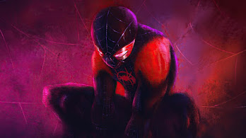 دانلود والپیپر مایلز مورالز مرد عنکبوتی Marvel Miles Morales Spider-Man Superhero
