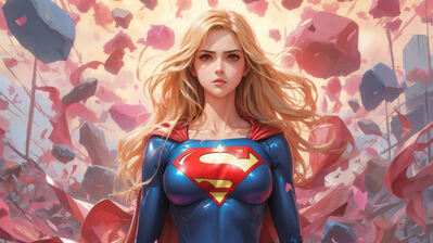 دانلود والپیپر سوپرگرل بلوند DC Supergirl