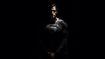 دانلود والپیپر سوپرمن لباس مشکی هنری کوییل Justice League Snyder Cut Superman Black Suit