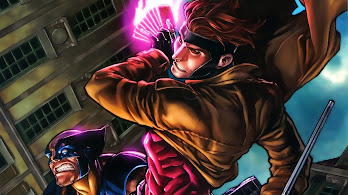 دانلود والپیپر گمبیت و ولورین Gambit Wolverine