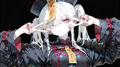 دانلود والپیپر دختر انیمه جیانگ‌شی Anime Girl Jiangshi
