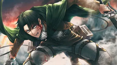 دانلود والپیپر لوی Attack on Titan Levi