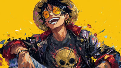 دانلود والپیپر لافی وان پیس Luffy One Piece Art