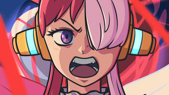 دانلود والپیپر اوتا وان پیس رد Uta One Piece Red Pixiv Art