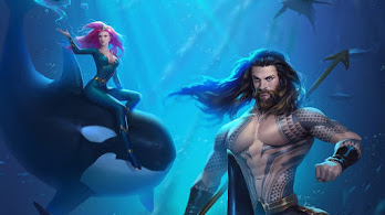 دانلود والپیپر آکوامن و میرا Aquaman Mera