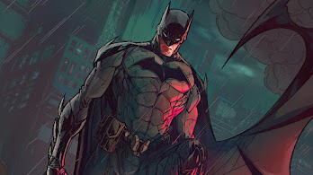 دانلود والپیپر بتمن آرت دی سی Batman Art DC Superhero