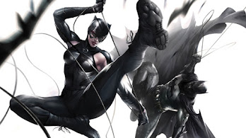 دانلود والپیپر گربۀ زن و بتمن Catwoman and Batman DC Comics