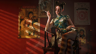 دانلود والپیپر دختر سیگاری دیجیتال آرت Girl Smoking Digital Art