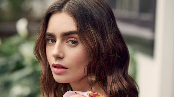 دانلود والپیپر لیلی کالینز زیبا Lily Collins Beautiful