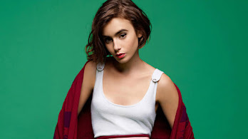 دانلود والپیپر لیلی کالینز Lily Collins Beautiful Actress