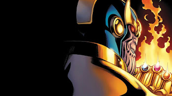 دانلود والپیپر تانوس و دستکش اینفینیتی Marvel Comics Thanos Infinity Gauntlet