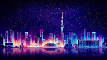دانلود والپیپر برج توکیو سیتی اسکیپ سیتی Tokyo Tower Cityscape