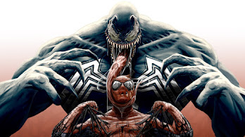 دانلود والپیپر ونوم اسپایدرمن مارول کامیکس Venom Spider-Man Marvel Comics