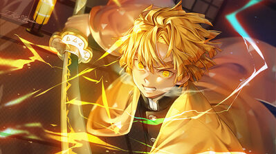 دانلود والپیپر زنیتسو آگاتسوما از Demon Slayer Zenitsu Agatsuma Demon Slayer Kimetsu no Yaiba