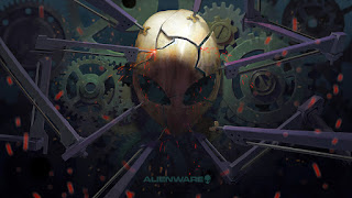 دانلود والپیپر ماسک Alienware Alienware Logo Mask