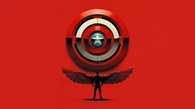 دانلود پوستر کاپیتان آمریکا: دنیای شجاع جدید سم ویلسون Captain America Brave New World Sam Wilson | سام ویلسون رو گذاشتی چون فکر می‌کنی بدون ابرسرم هم می‌شه قهرمان بود؛ بدون موبایل که قهرمان هیچی نیستی.