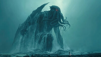 دانلود والپیپر کتولوهو فانتزی هیولا Cthulhu Fantasy Monster