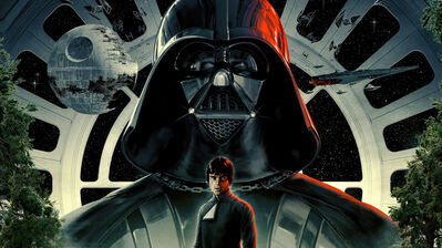 دانلود والپیپر دارث ویدر و لوک اسکای‌واکر جنگ ستارگان Darth Vader Luke Skywalker Star Wars