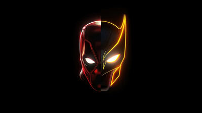 دانلود والپیپر نئون ددپول و ولورین Deadpool Wolverine Movie Neon
