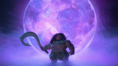 دانلود پوستر مائویی انیمیشن موآنا ۲ Maui Moana 2 | مائویی با قلابش دنیا رو عوض می‌کنه؛ تو با ماوس و کیبرد فقط رنگی والپیپر عوض می‌کنی.