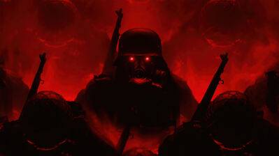 دانلود والپیپر سرباز ماسک گاز Soldier Gas Mask Army Digital Art