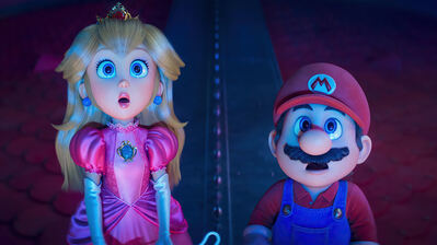 دانلود والپیپر سوپر ماریو گالاکسی Mario & Princess Peach