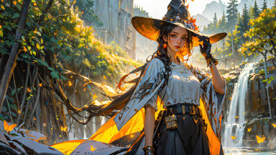 دانلود والپیپر جادوگر دختر فانتزی Witch Fantasy Girl