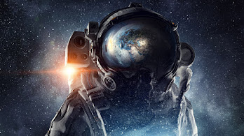 دانلود والپیپر فضانورد فضای بیرون سیاره Astronaut
