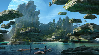 دانلود پوستر منظره جزیره آواتار ۲ Avatar 2 Movie Art Island Scenery
