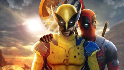 دانلود پوستر ددپول و ولورین فیلم Deadpool & Wolverine in Costume Movie