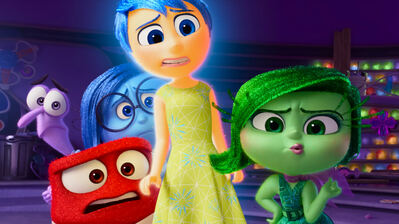 دانلود پوستر درون و بیرون ۲ Inside Out 2 Disgust Joy Anger Sadness Fear