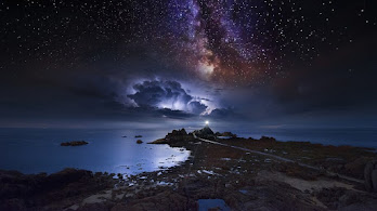 دانلود والپیپر راه شیری و ستاره‌ها Milky Way Night Sky