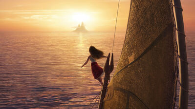 دانلود پوستر موآنا ۲ Moana 2 Poster | موآنا رو گذاشتی چون ماجراجویی و دریا. تو اما از ساحل هم نمی‌ری توی آب.
