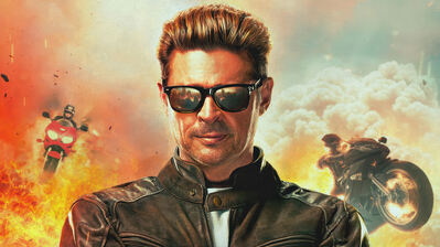 دانلود پوستر جانی کیج از Mortal Kombat 2 با بازی کارل اربن Mortal Kombat 2 Johnny Cage Karl Urban