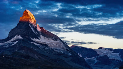دانلود والپیپر قله کوه ماترهورن اروپا Mountain Peak Scenery Matterhorn Europe