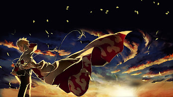 دانلود والپیپر ناروتو اوزوماکی منظره غروب Naruto Uzumaki Sunset Scenery