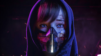 دانلود والپیپر دختر ماسک علمی تخیلی Sci-Fi Girl Mask