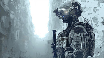دانلود والپیپر سرباز علمی تخیلی Sci-Fi Soldier
