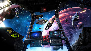 دانلود والپیپر فضا نبرد سفینه علمی تخیلی Space Spacecraft Battle Sci-Fi
