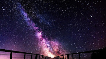دانلود والپیپر آسمان پرستاره Starry Night Sky